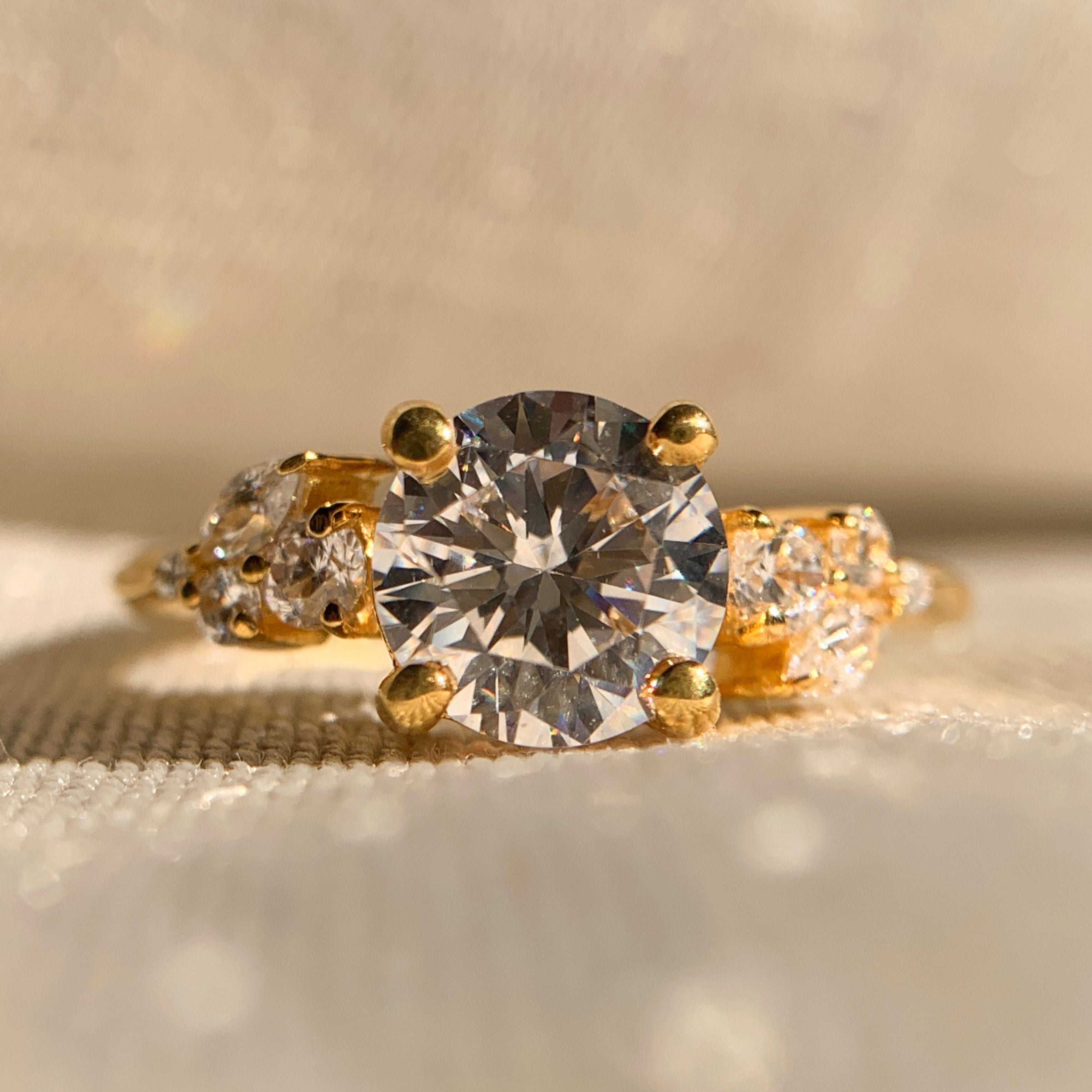 Nature Inspired Moissanite Engagement Rings